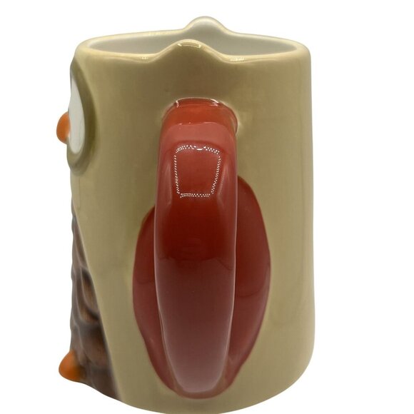 Owl Ceramic Coffee Mug 3D Large Collectable Funny Cocoa Tea Cup By Tag Artsy - Picture 3 of 12